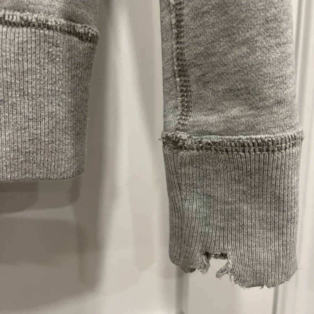 Abercrombie Kids, boy’s distressed zip hoodie - Picture 5 of 8